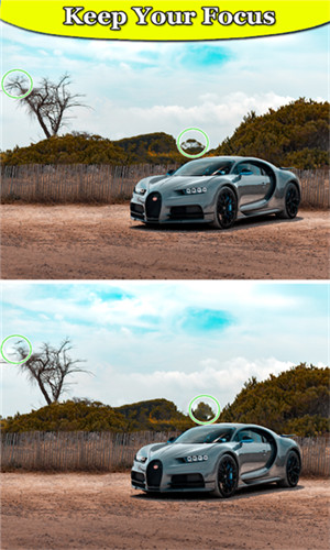 找到图案车辆不同(Bucatti Chiron Find Difference)