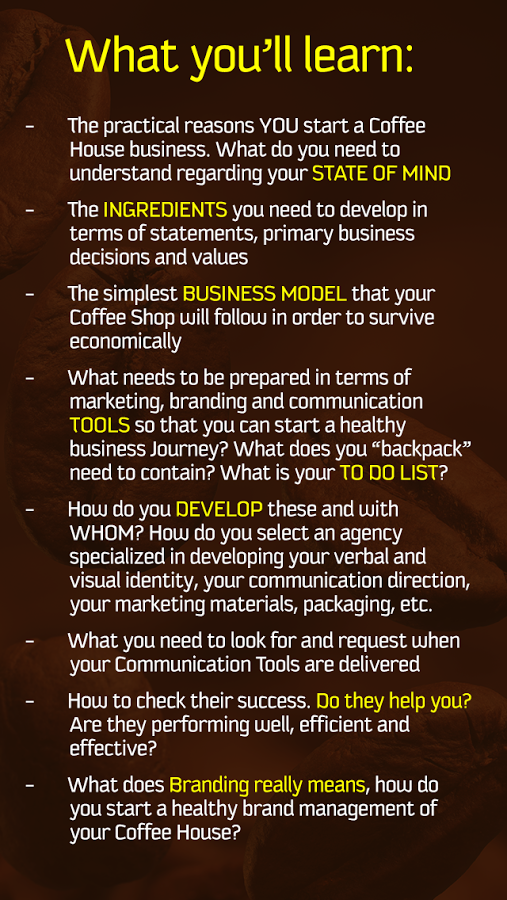 111 Business Tips Coffee Shop